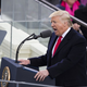 Donald Trump speaking before the small turnout at his inauguration last year. (Photo: Samuel Corum/Anadolu Agency/Getty Images)